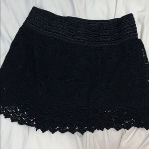 Rewind Black Lace Shorts